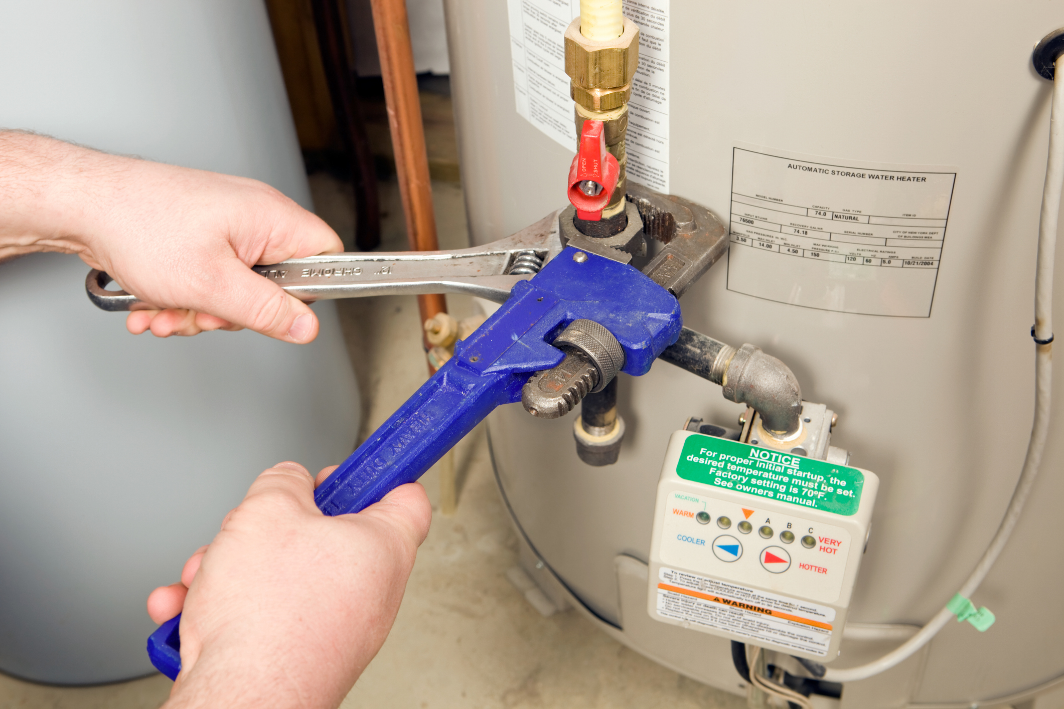 Fixing water heater that ran out of hot water