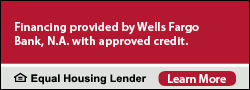 Financing options by Wells Fargo Bank